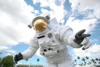 Illustration for article titled The Story Behind That Giant Astronaut Floating Around Coachella